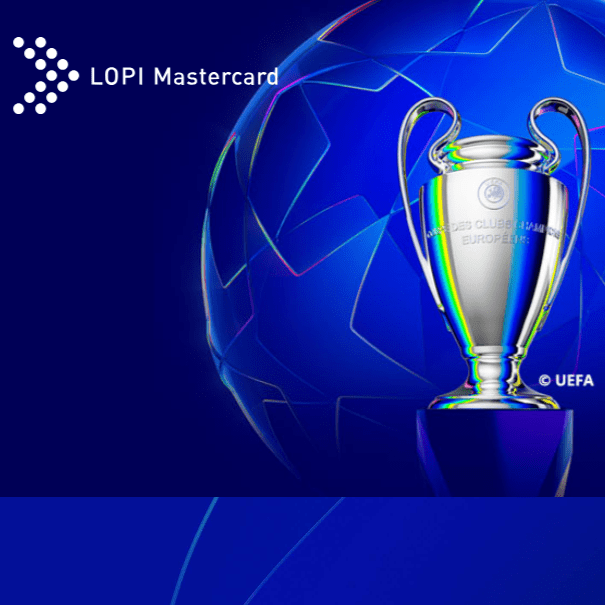 Mastercard grafik til champions league konkurrence